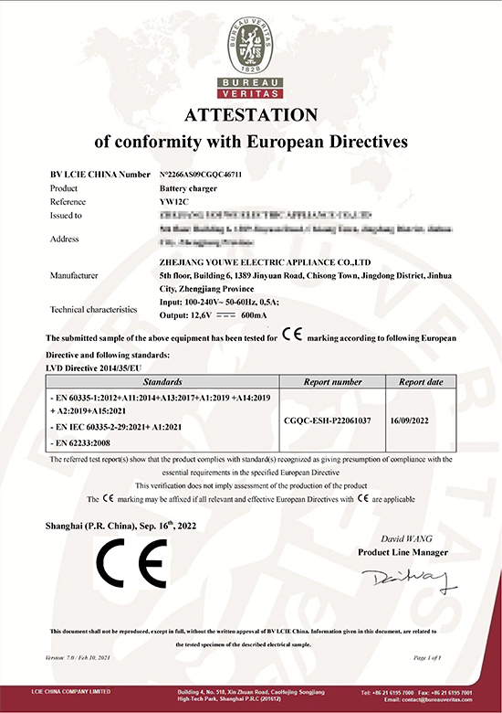 BV certification