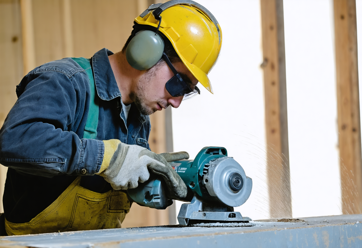 How to reduce vibration in angle grinder