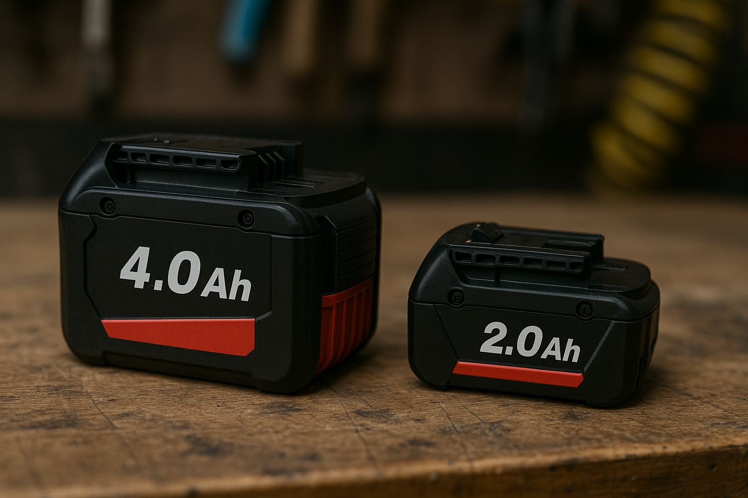 4.0 Ah vs 2.0 Ah battery